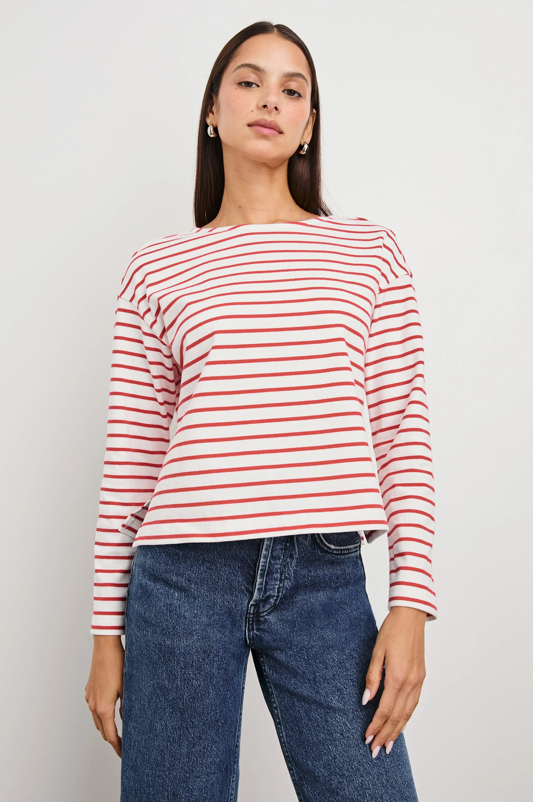 MACY TOP - CHERRY STRIPE Rails