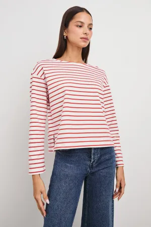 MACY TOP - CHERRY STRIPE Rails
