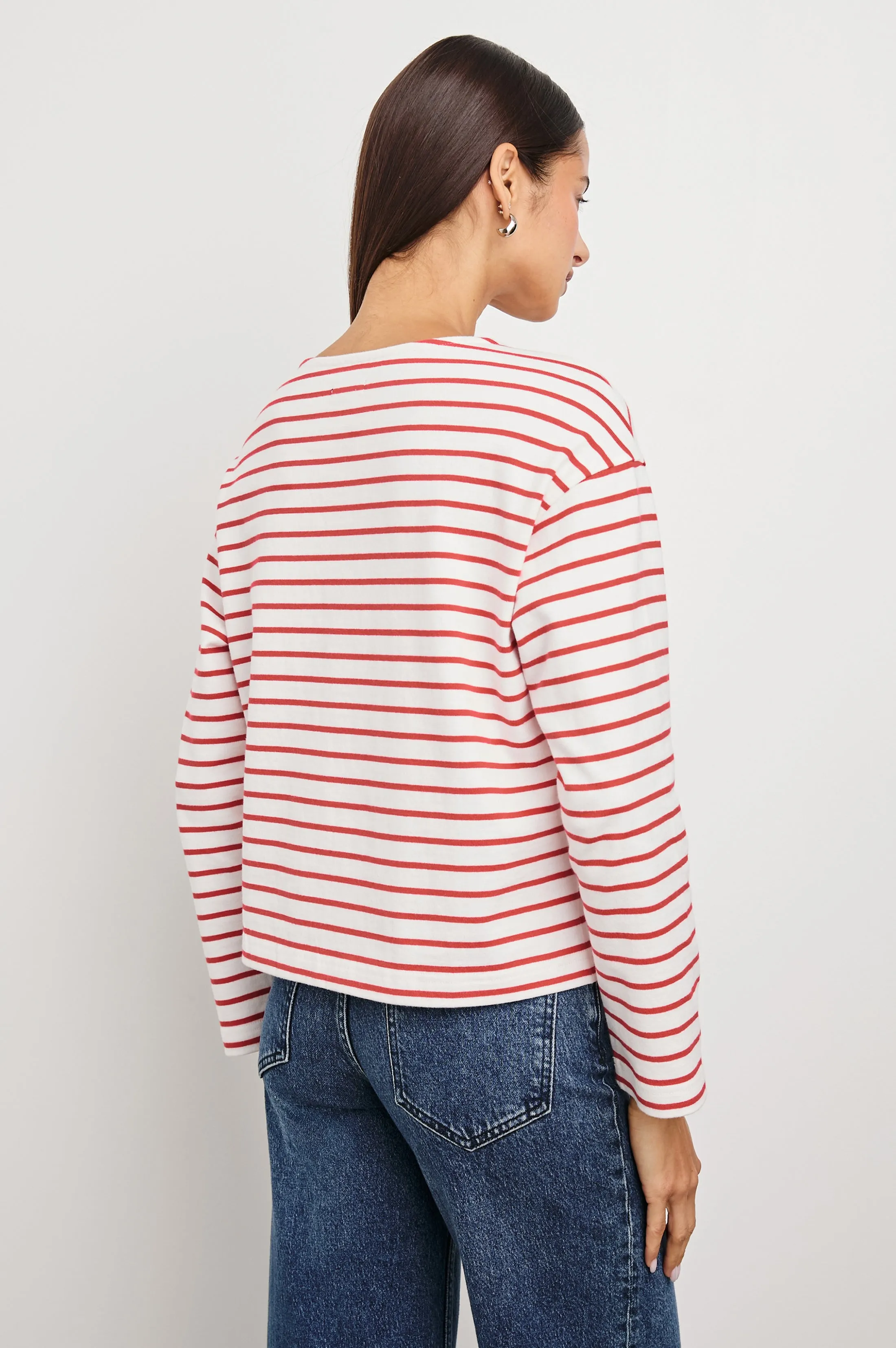MACY TOP - CHERRY STRIPE Rails