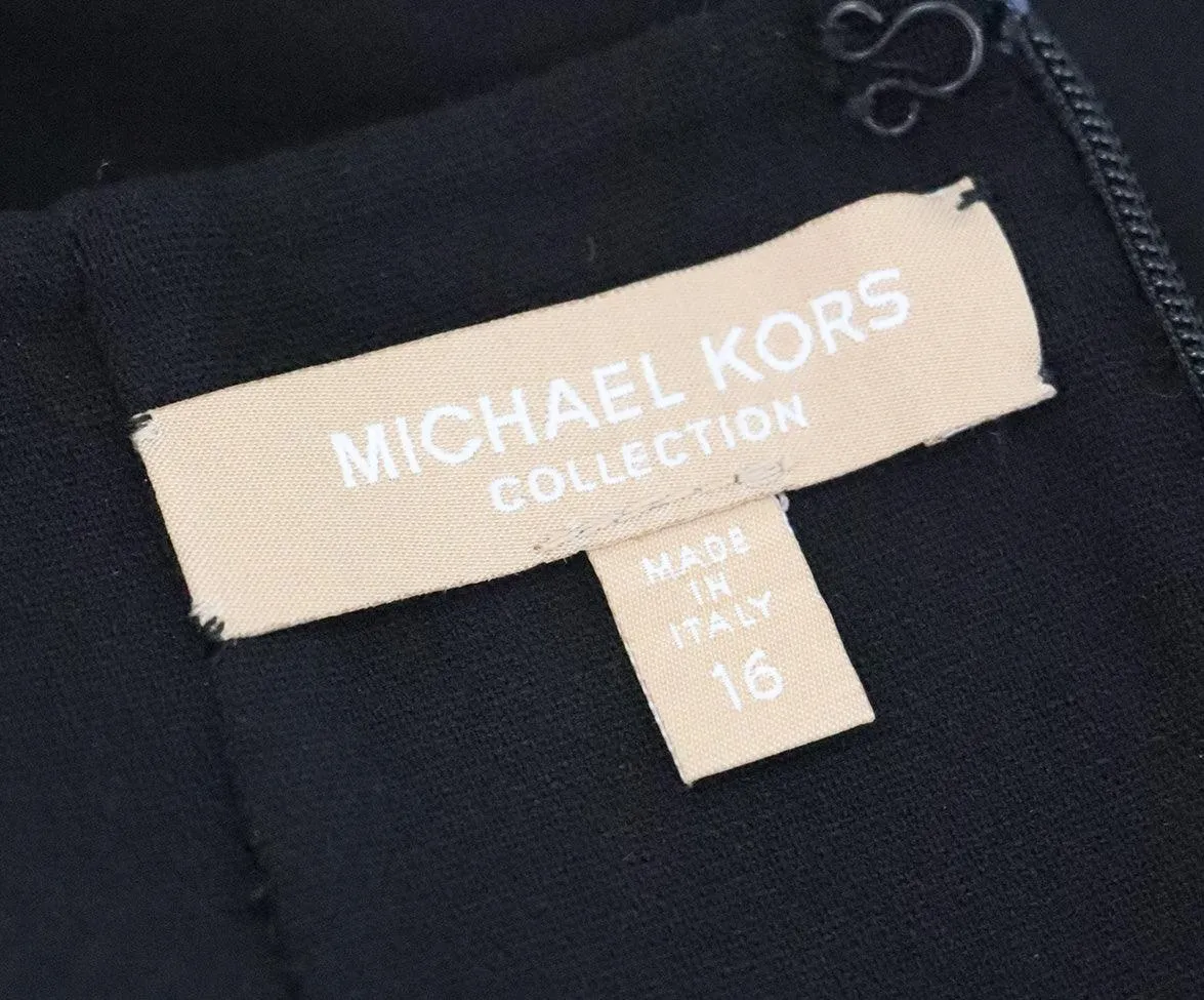 Michael Kors Black Wool Blouse sz 16