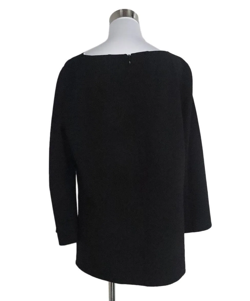 Michael Kors Black Wool Blouse sz 16