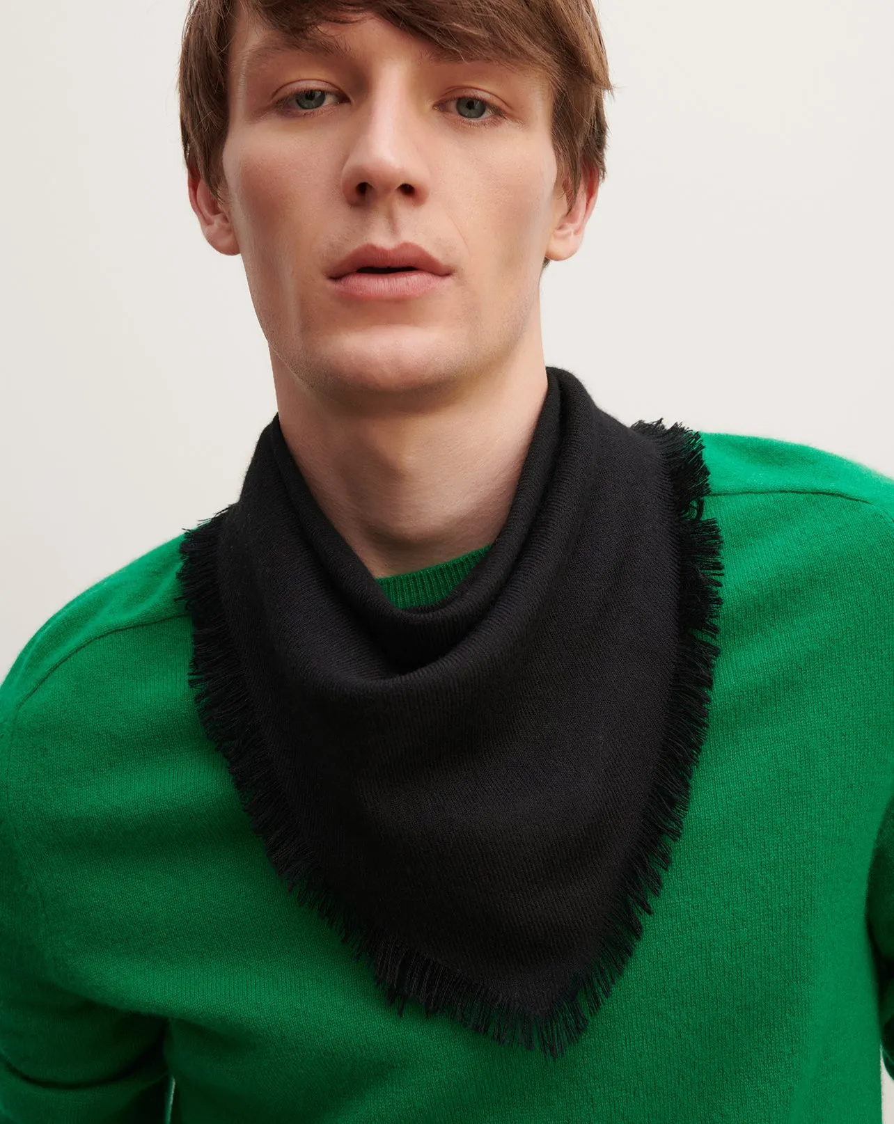 Mini twill square scarf Eric Bompard