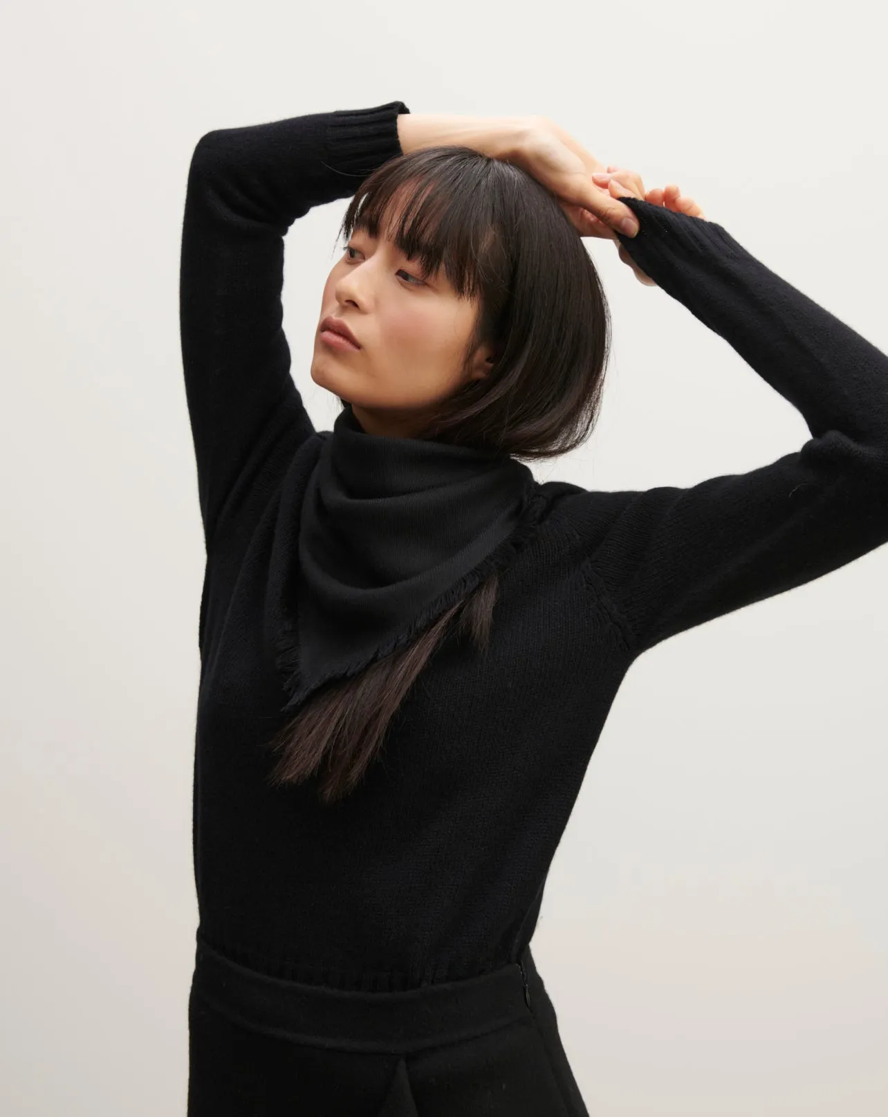 Mini twill square scarf Eric Bompard