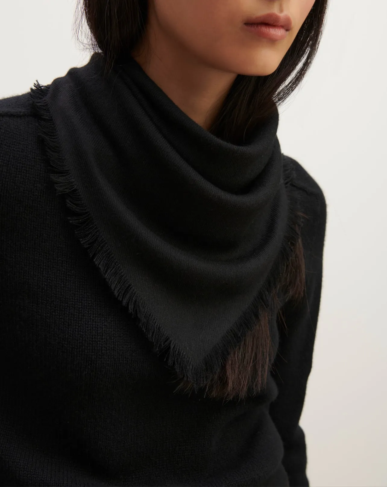 Mini twill square scarf Eric Bompard