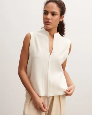 Minimalist grandad-style top Eric Bompard