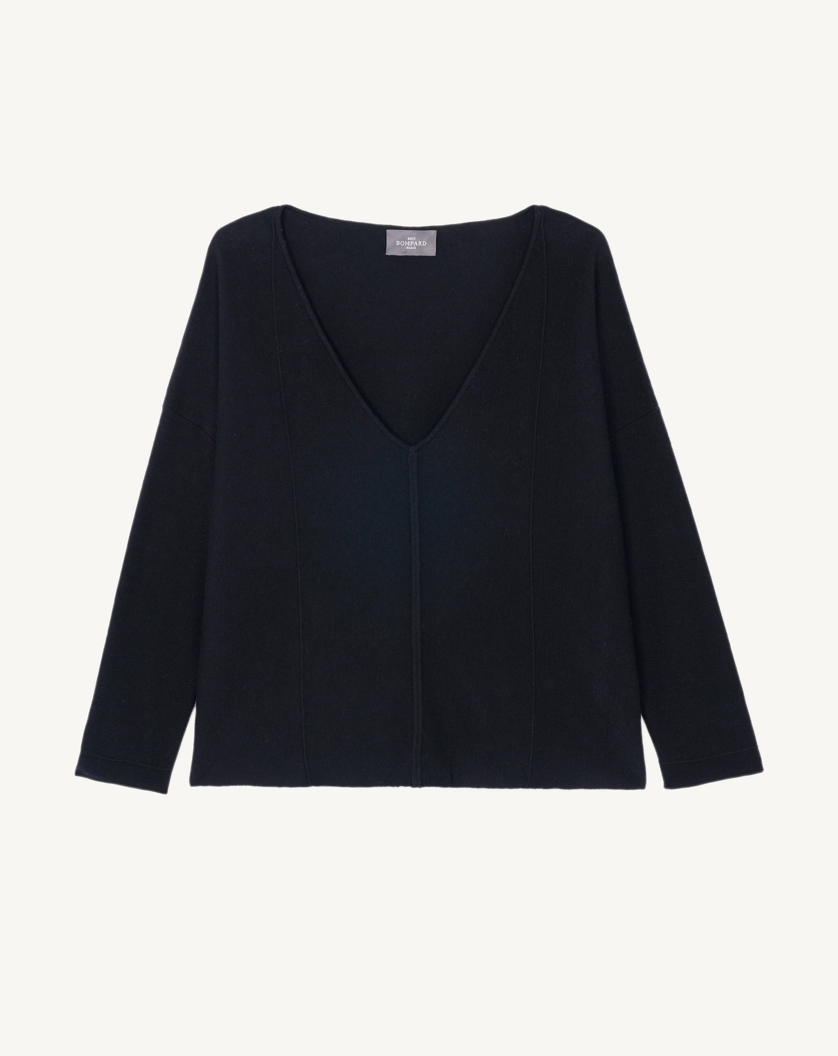 Minimalist V-neck pullover Eric Bompard