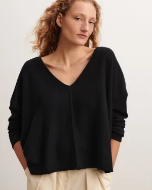 Minimalist V-neck pullover Eric Bompard