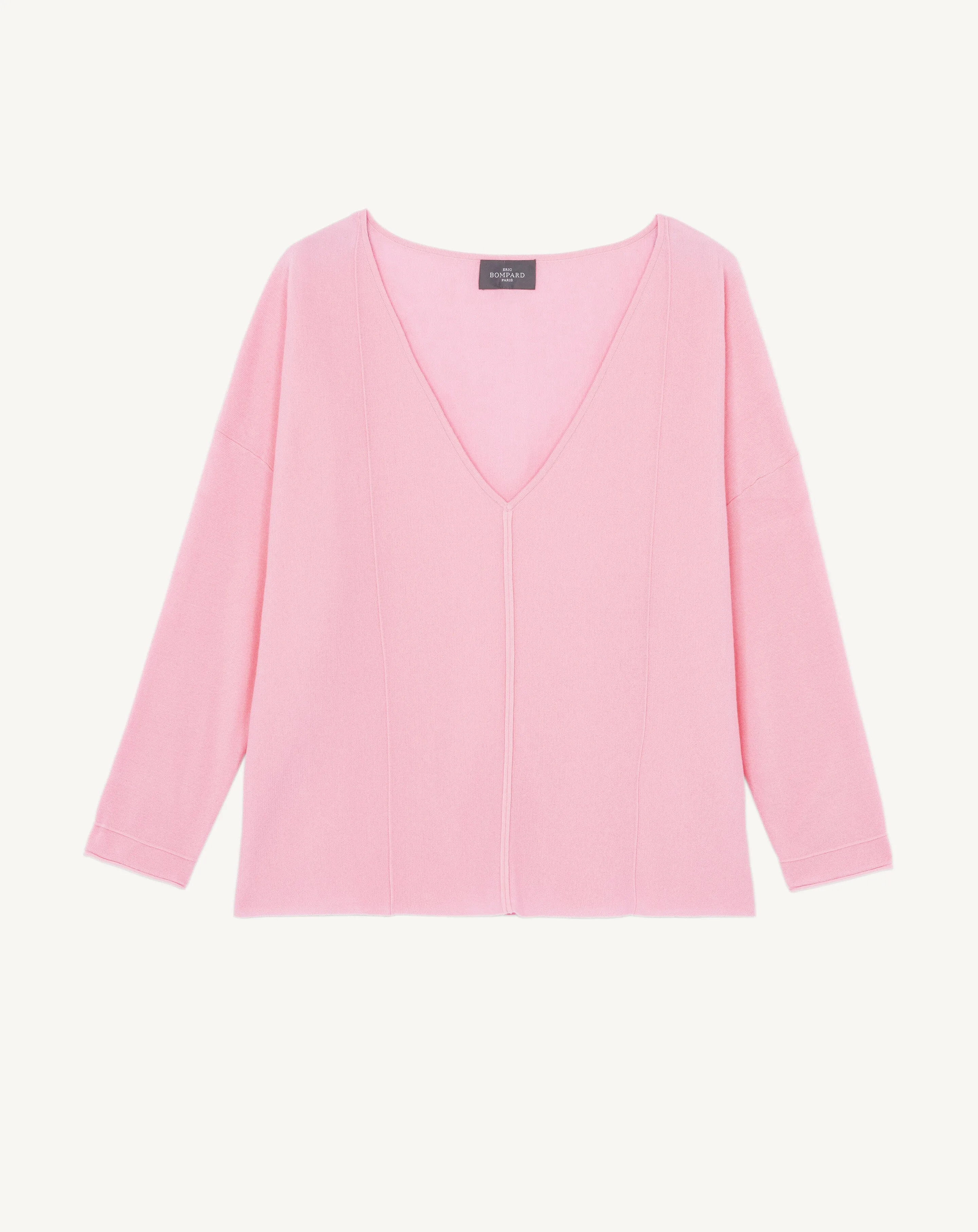 Minimalist V-neck pullover Eric Bompard