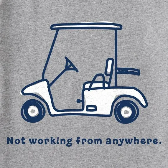 New Life is Good Women's Not Working From Anywhere Crusher Tee