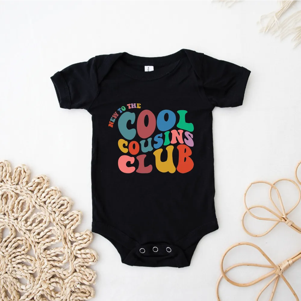 New To The Cool Cousins Club Baby Vest