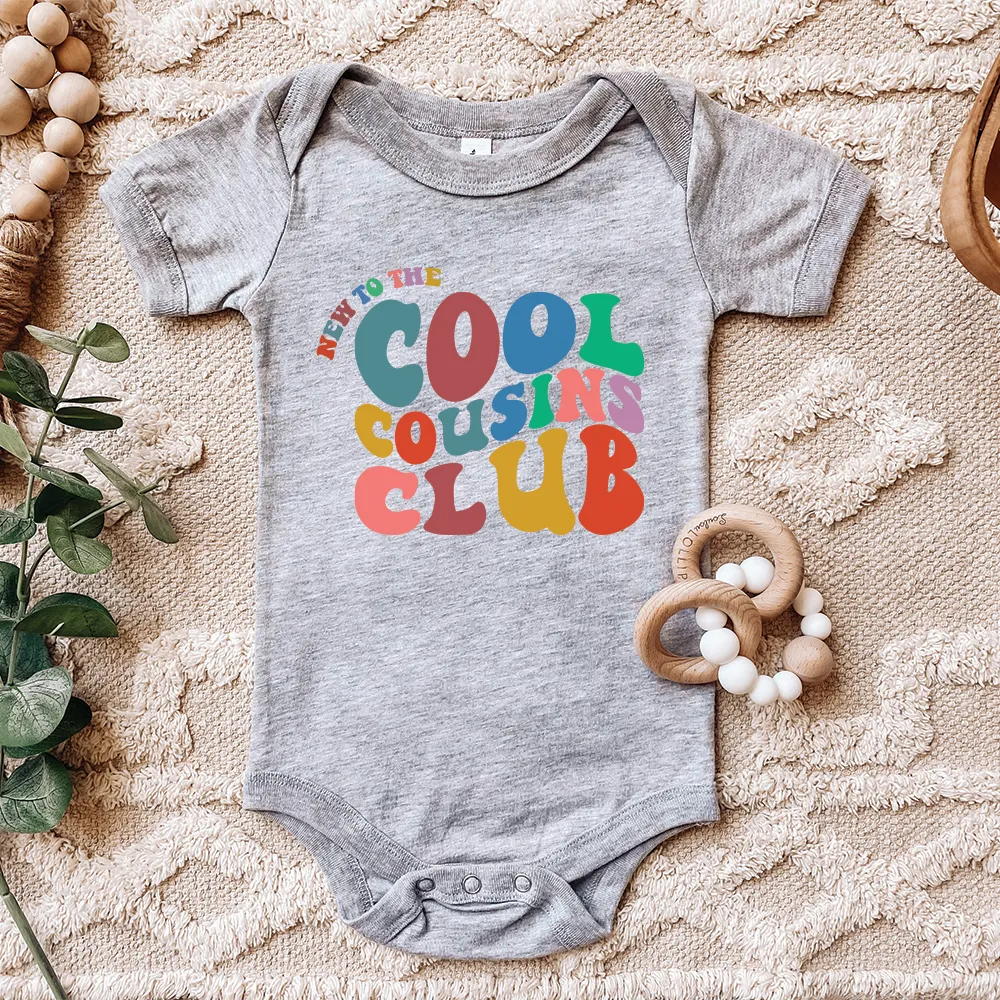 New To The Cool Cousins Club Baby Vest