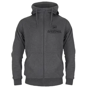 Official Arsenal FC Mens Zip Hoodie