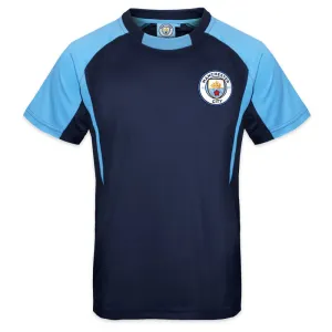 Official Manchester City FC Boys Poly T-Shirt