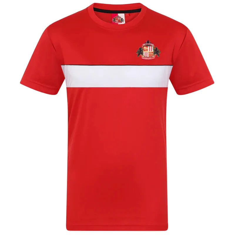 Official Sunderland AFC Mens Poly T-Shirt