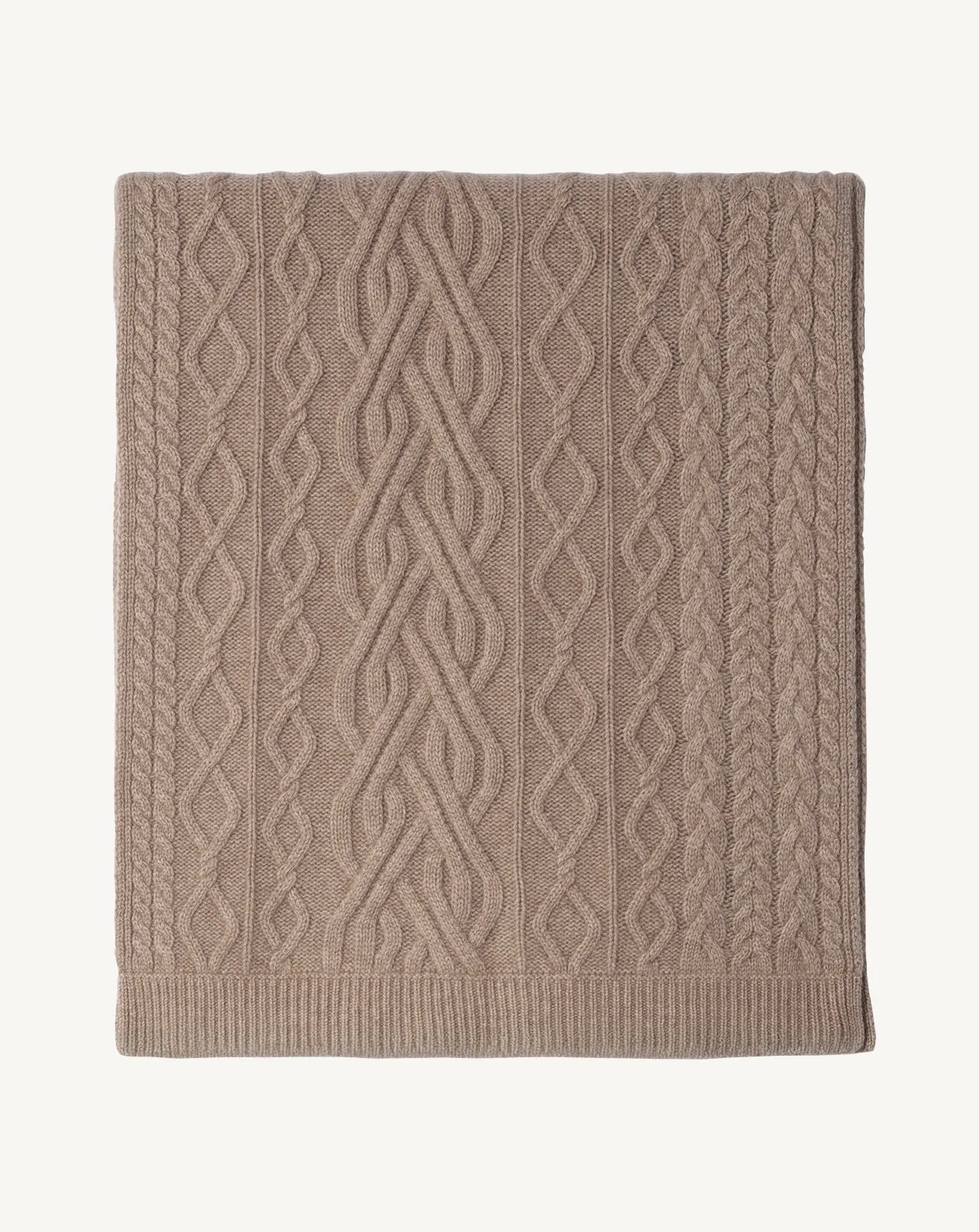 Oversized cable knit scarf Eric Bompard