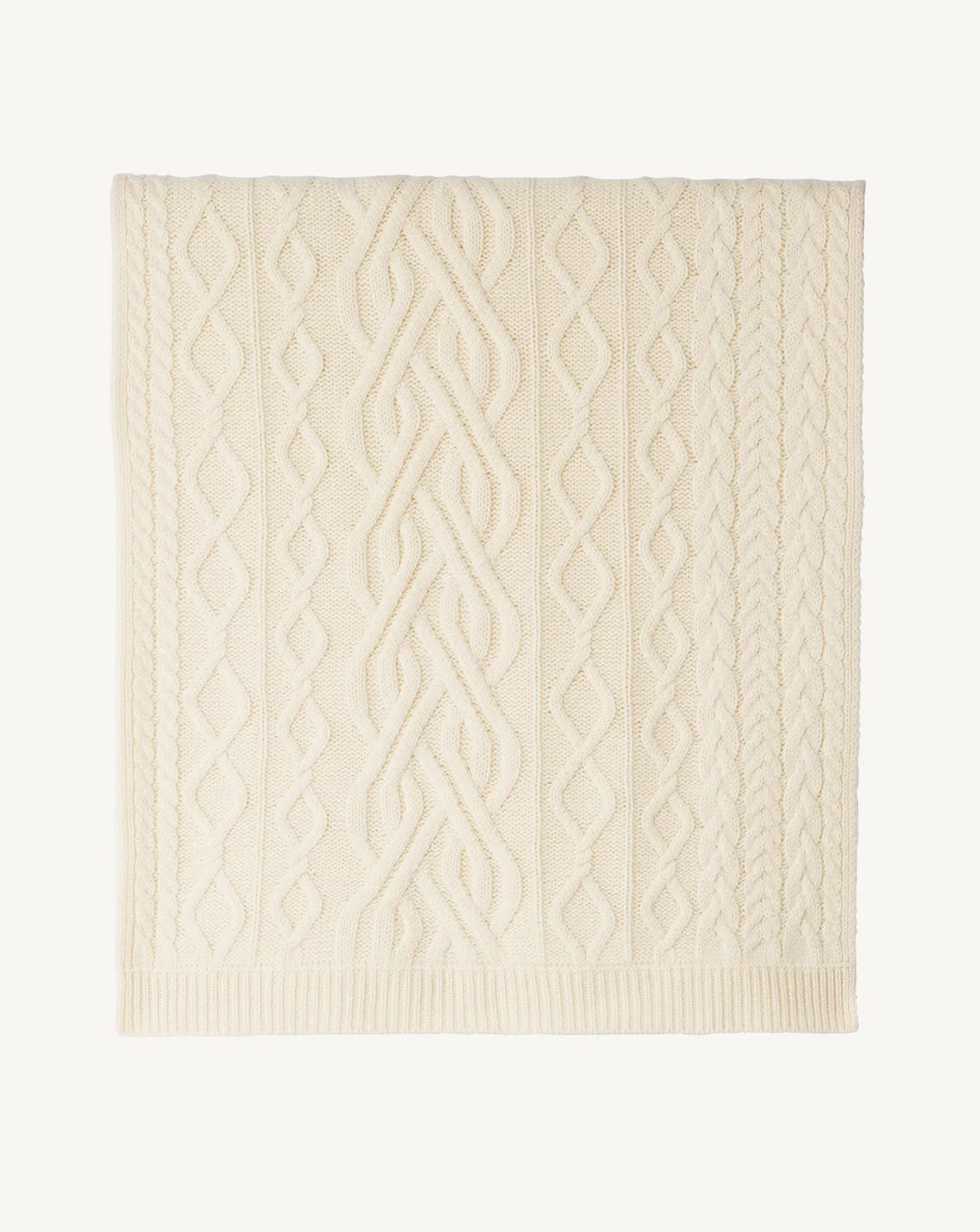 Oversized cable knit scarf Eric Bompard