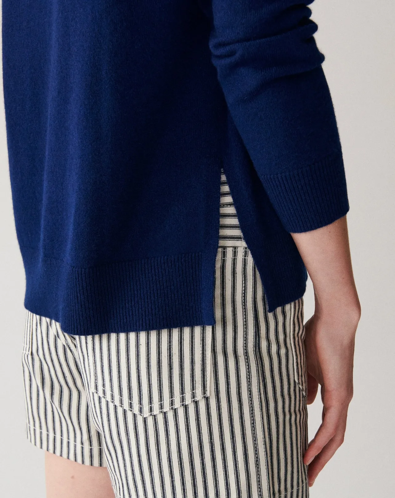 Oversized round neck jumper Eric Bompard