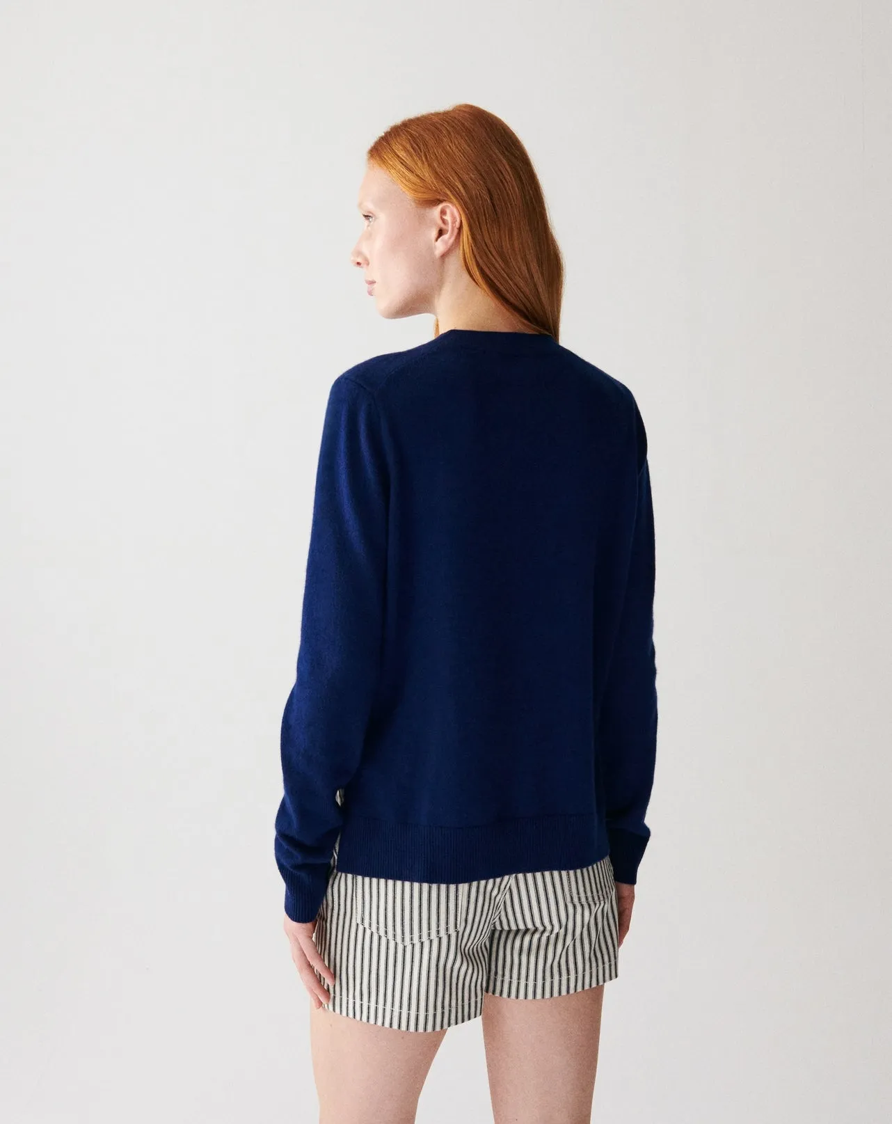 Oversized round neck jumper Eric Bompard