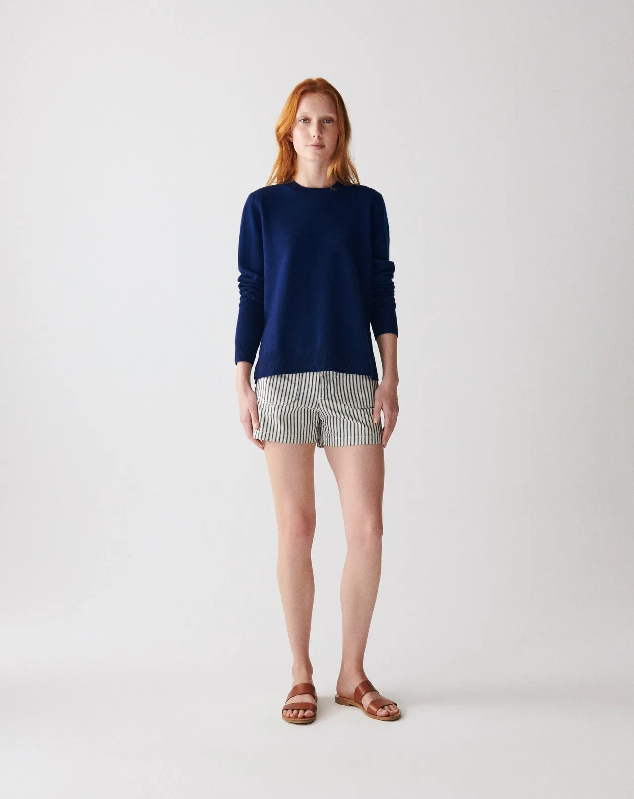 Oversized round neck jumper Eric Bompard