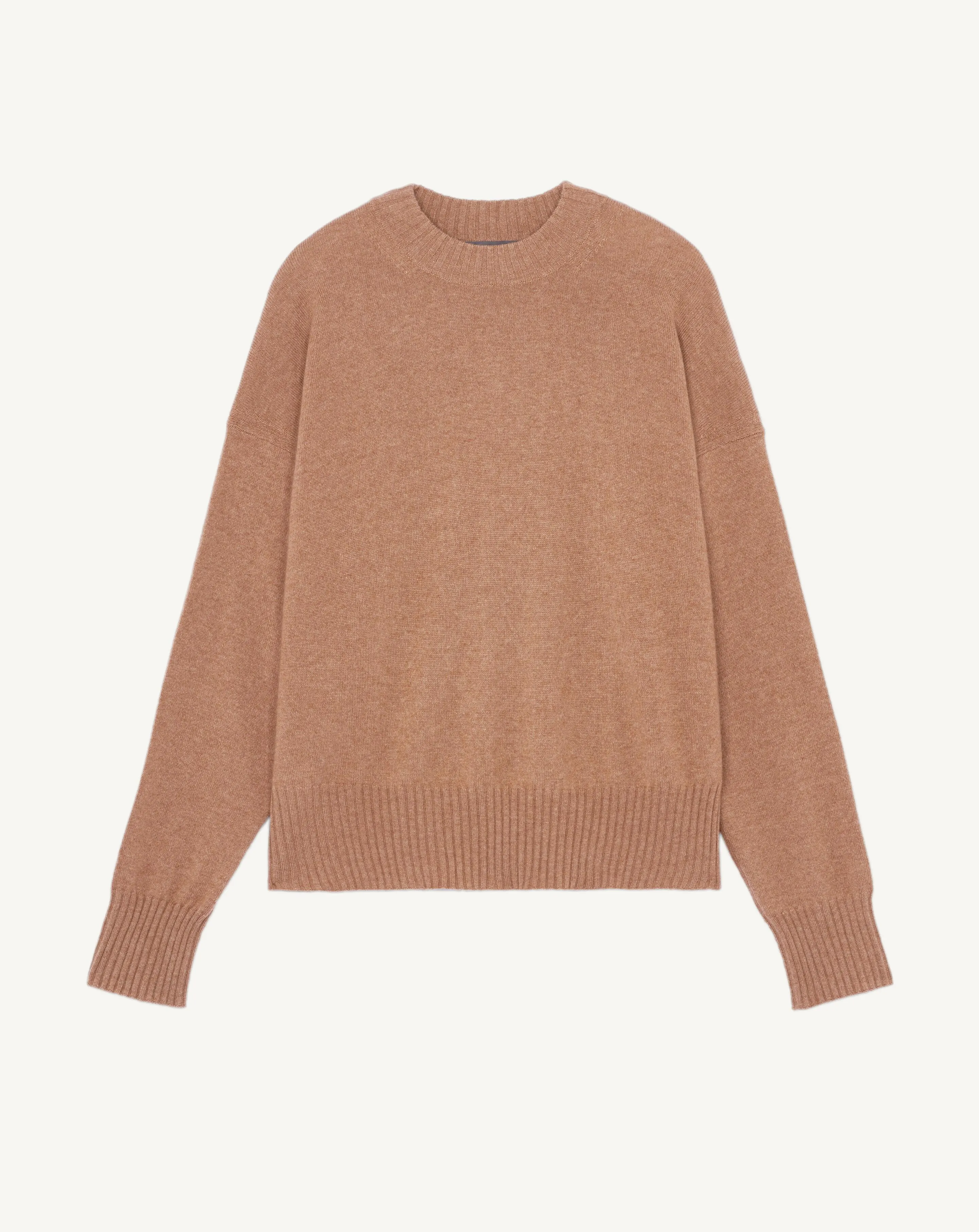 Oversized round neck pullover Eric Bompard