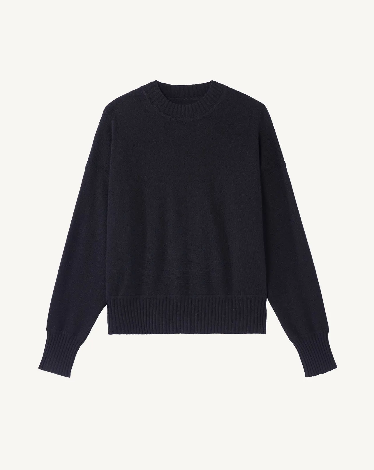 Oversized round neck pullover Eric Bompard