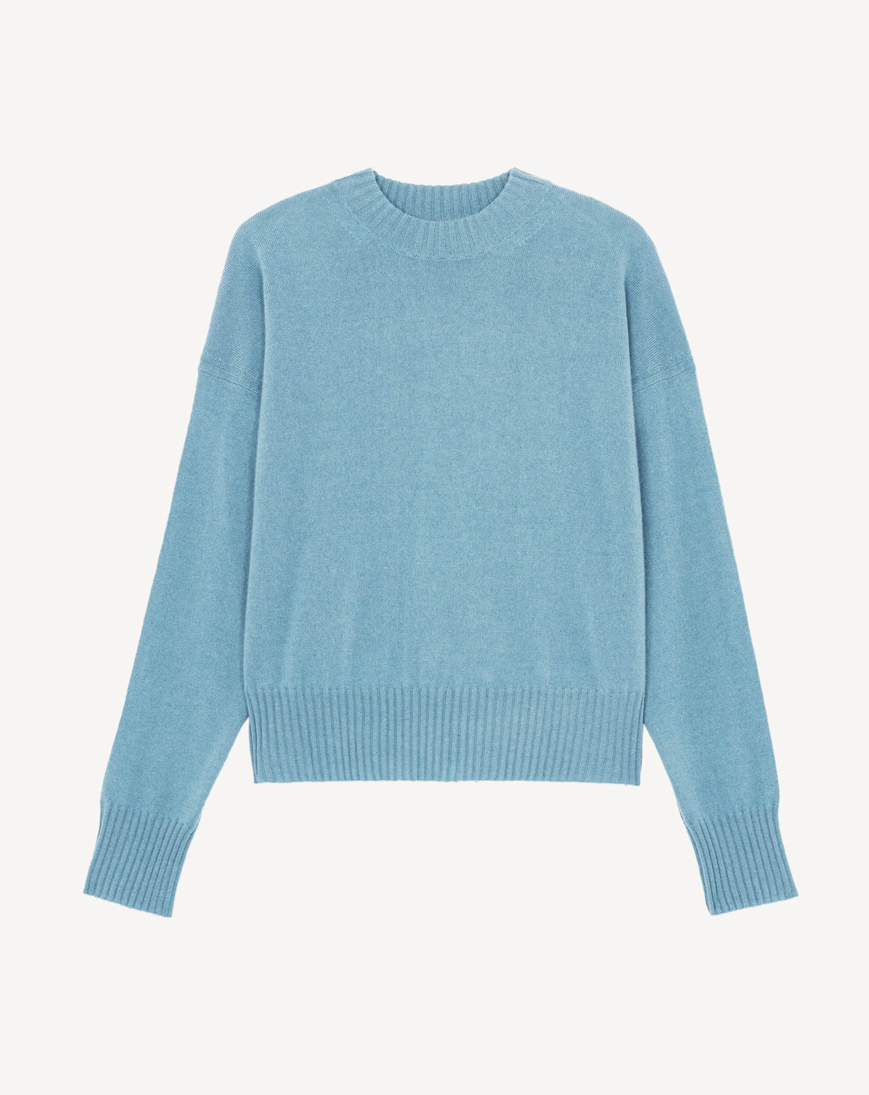 Oversized round neck pullover Eric Bompard