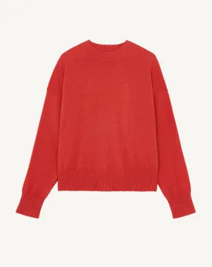 Oversized round neck pullover Eric Bompard