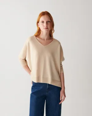 Oversized V-neck jumper Eric Bompard