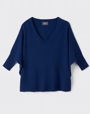 Oversized V-neck jumper Eric Bompard