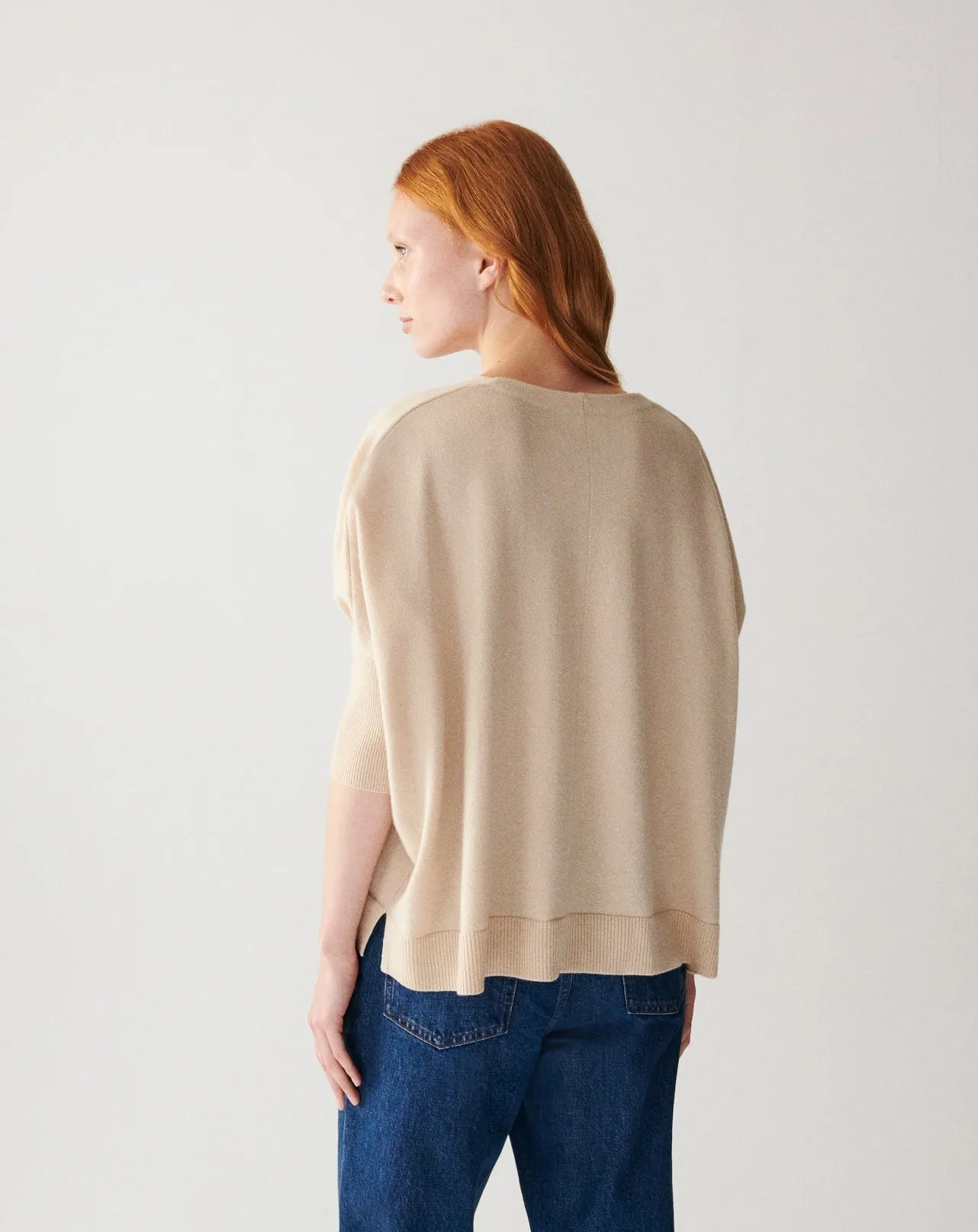 Oversized V-neck jumper Eric Bompard
