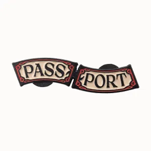 Pass~Port - Red Flag Pin