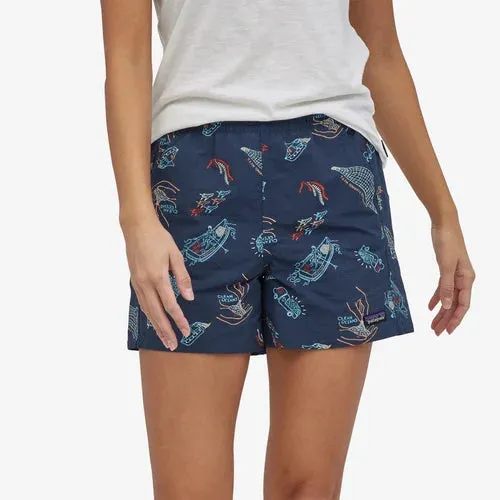 Patagonia Women's Baggies Shorts - 5" - Clean Currents: Tidepool Blue
