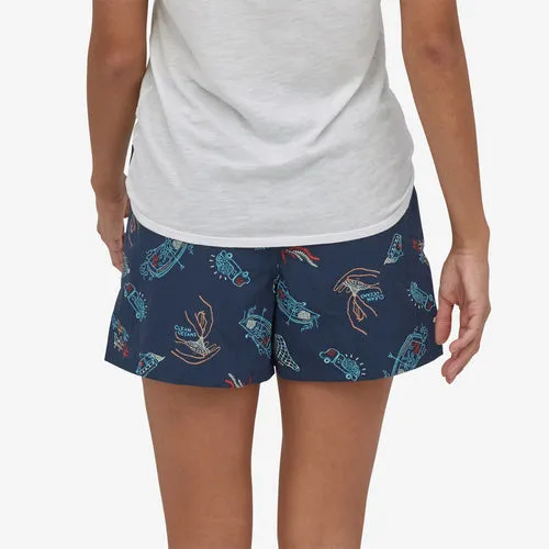 Patagonia Women's Baggies Shorts - 5" - Clean Currents: Tidepool Blue