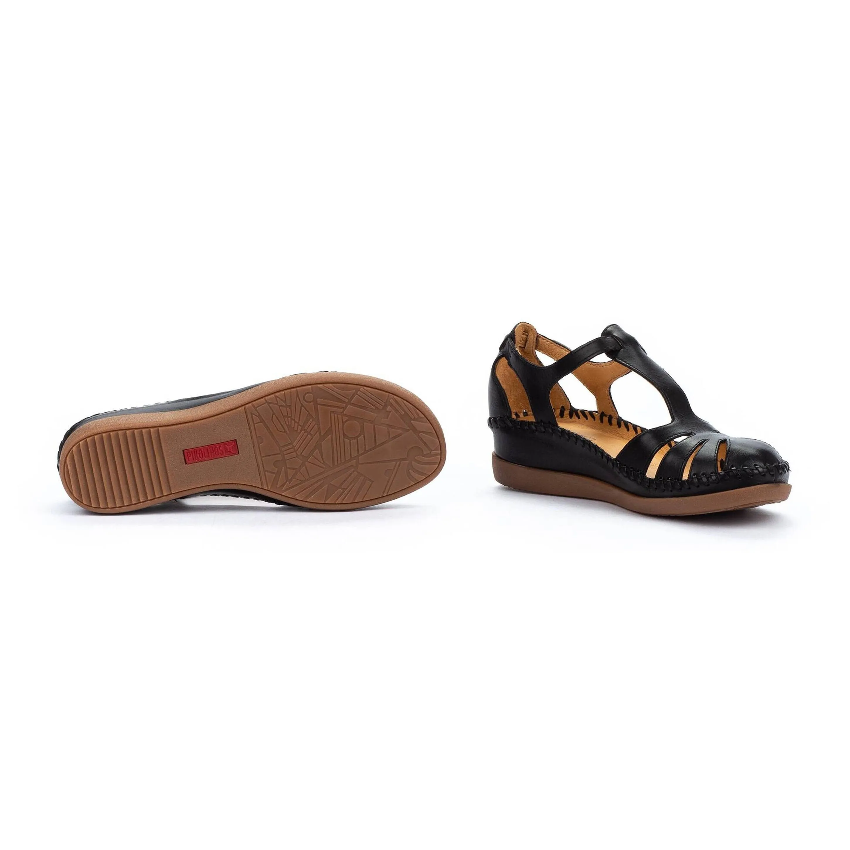 Pikolinos Carrie W8K-0802 Womens Leather Touch Fastening Sandal