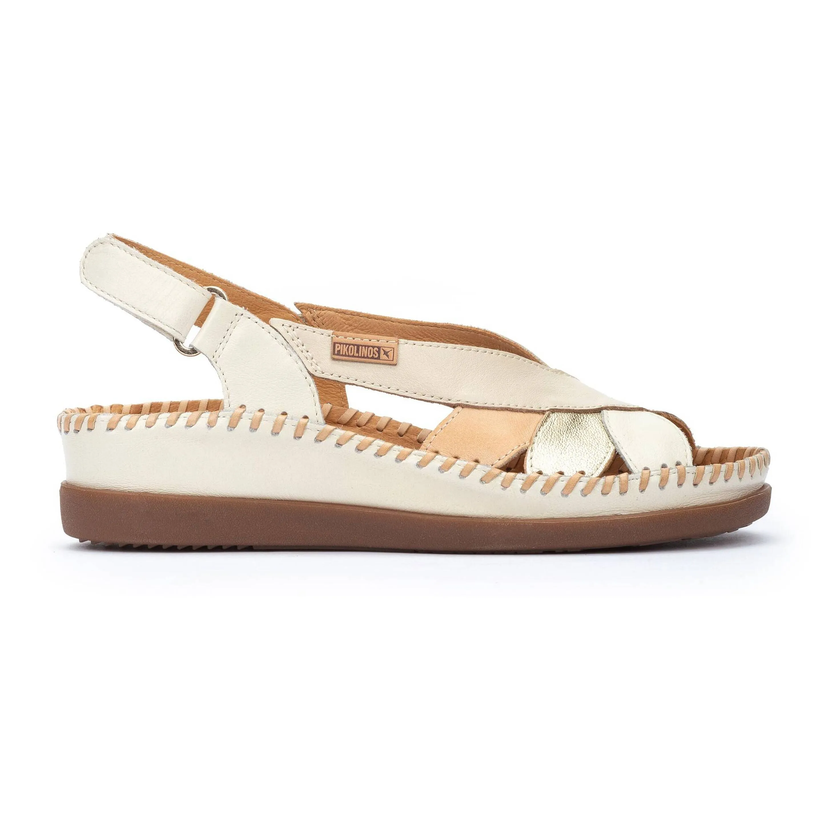 Pikolinos Cassie W8K-0657 Womens Leather Touch Fastening Sandal