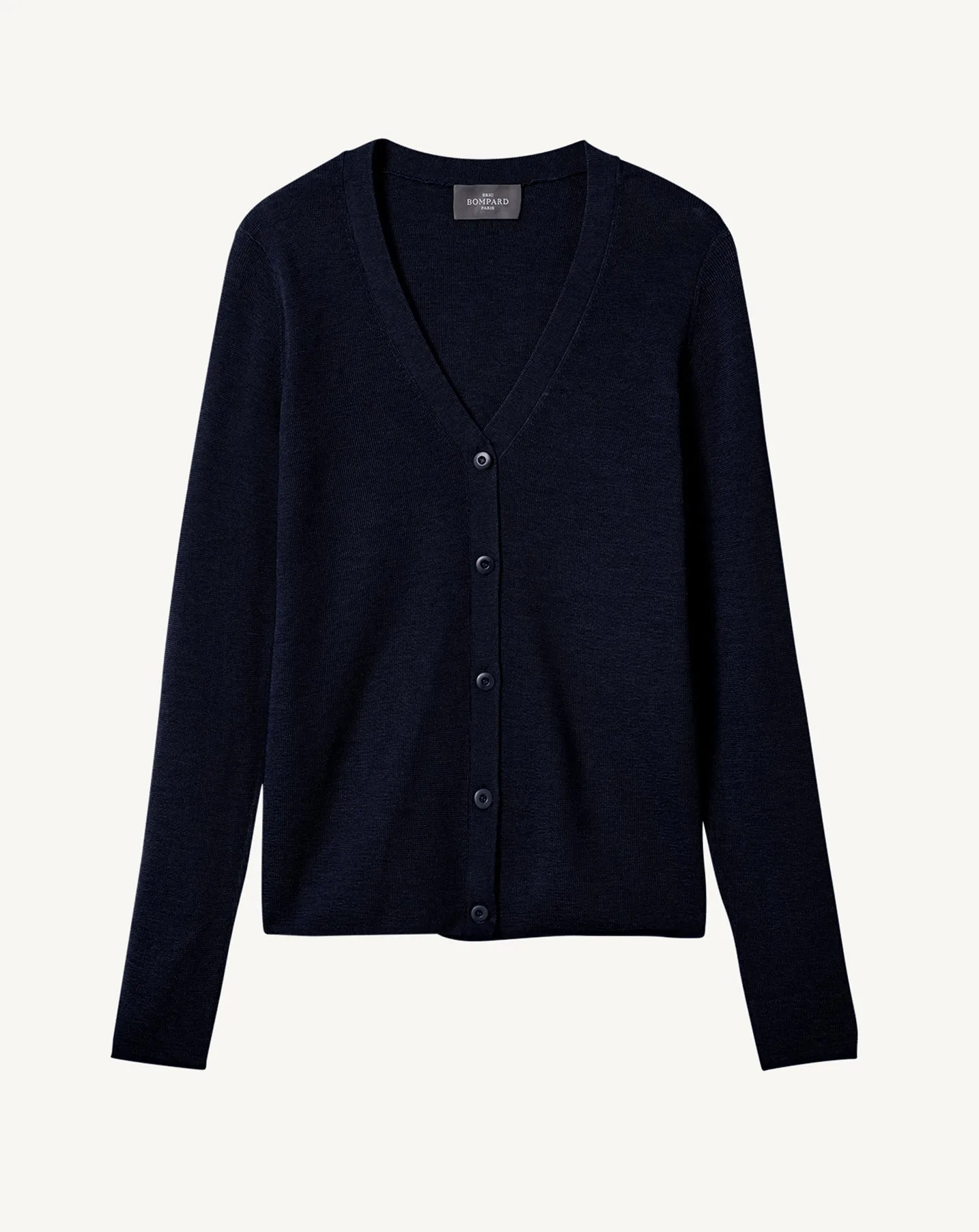 Plain knit cardigan Eric Bompard