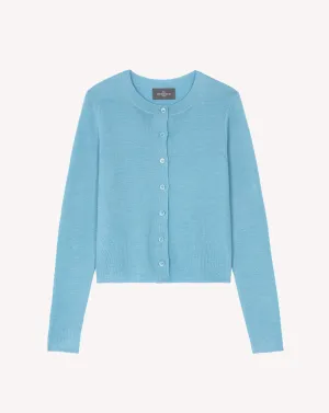 Plain knit cardigan Eric Bompard