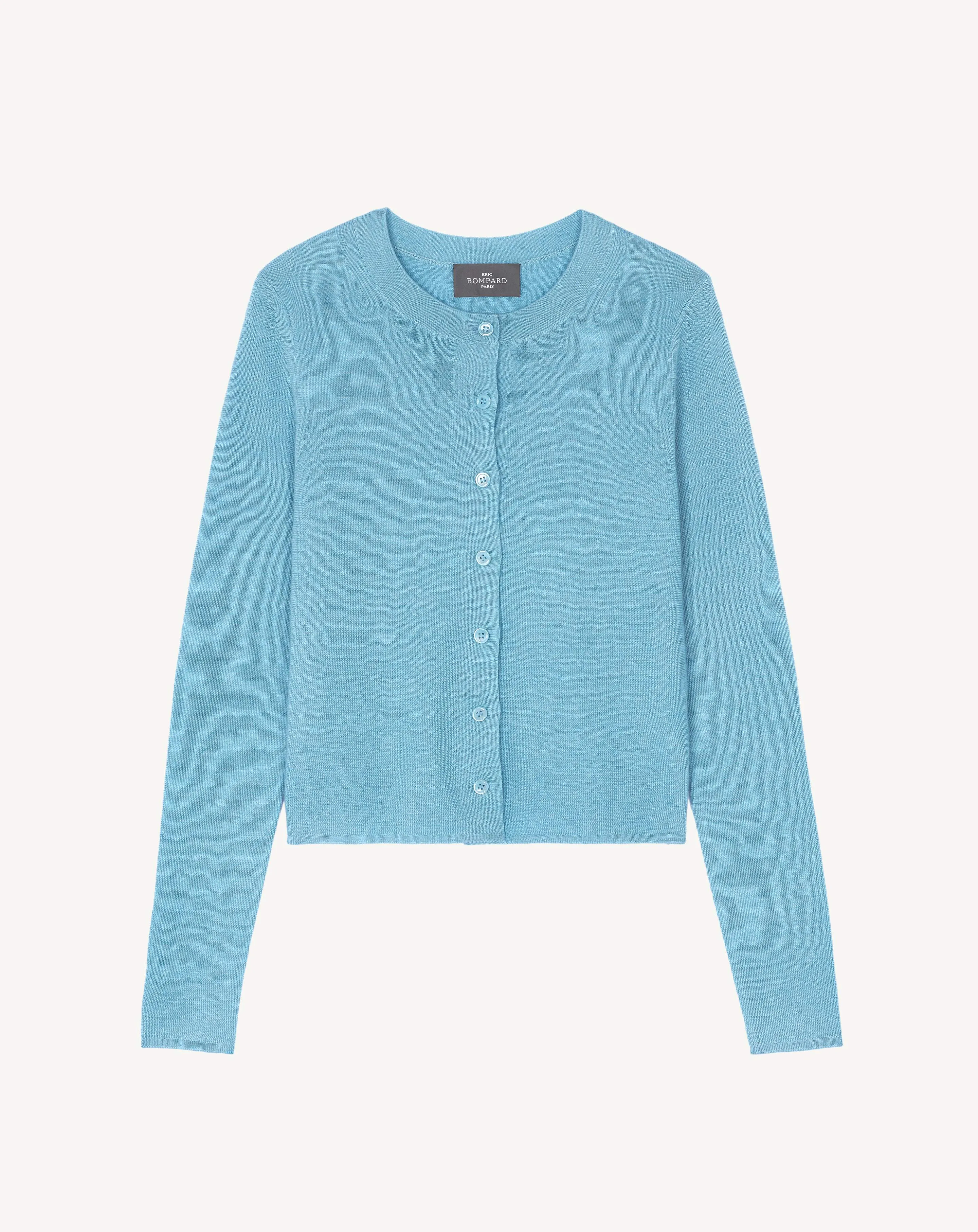 Plain knit cardigan Eric Bompard