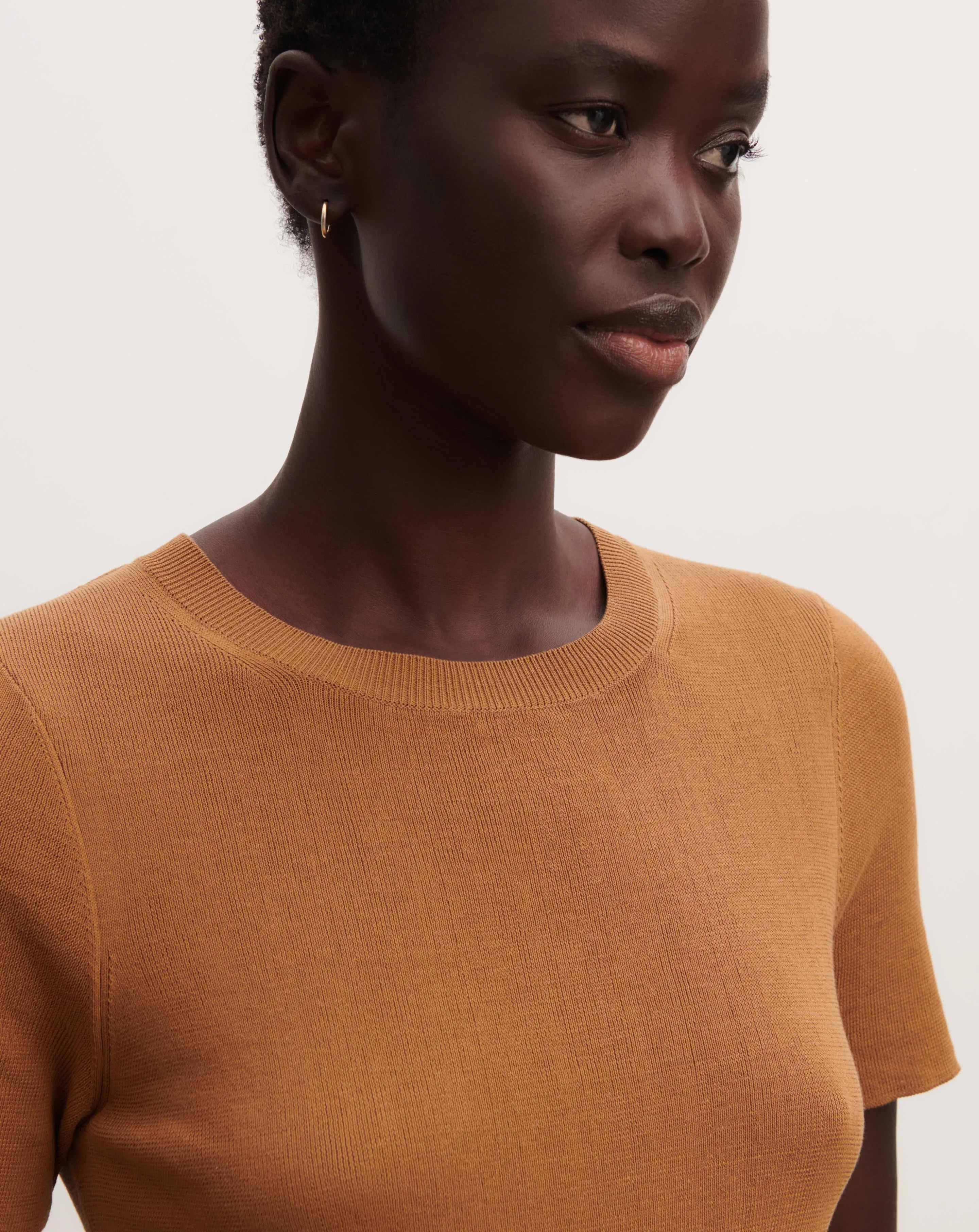 Plain knit T-shirt Eric Bompard