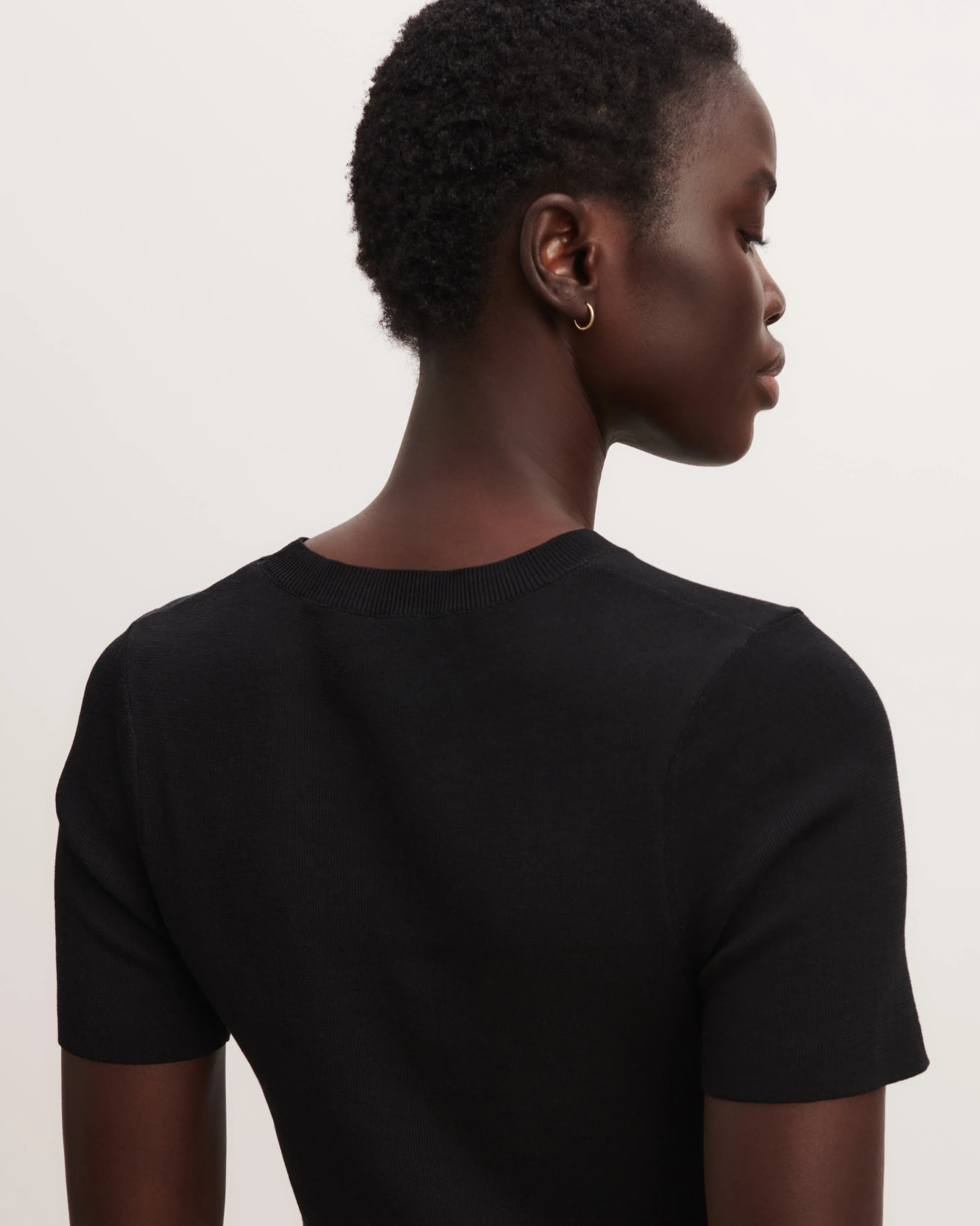 Plain knit T-shirt Eric Bompard