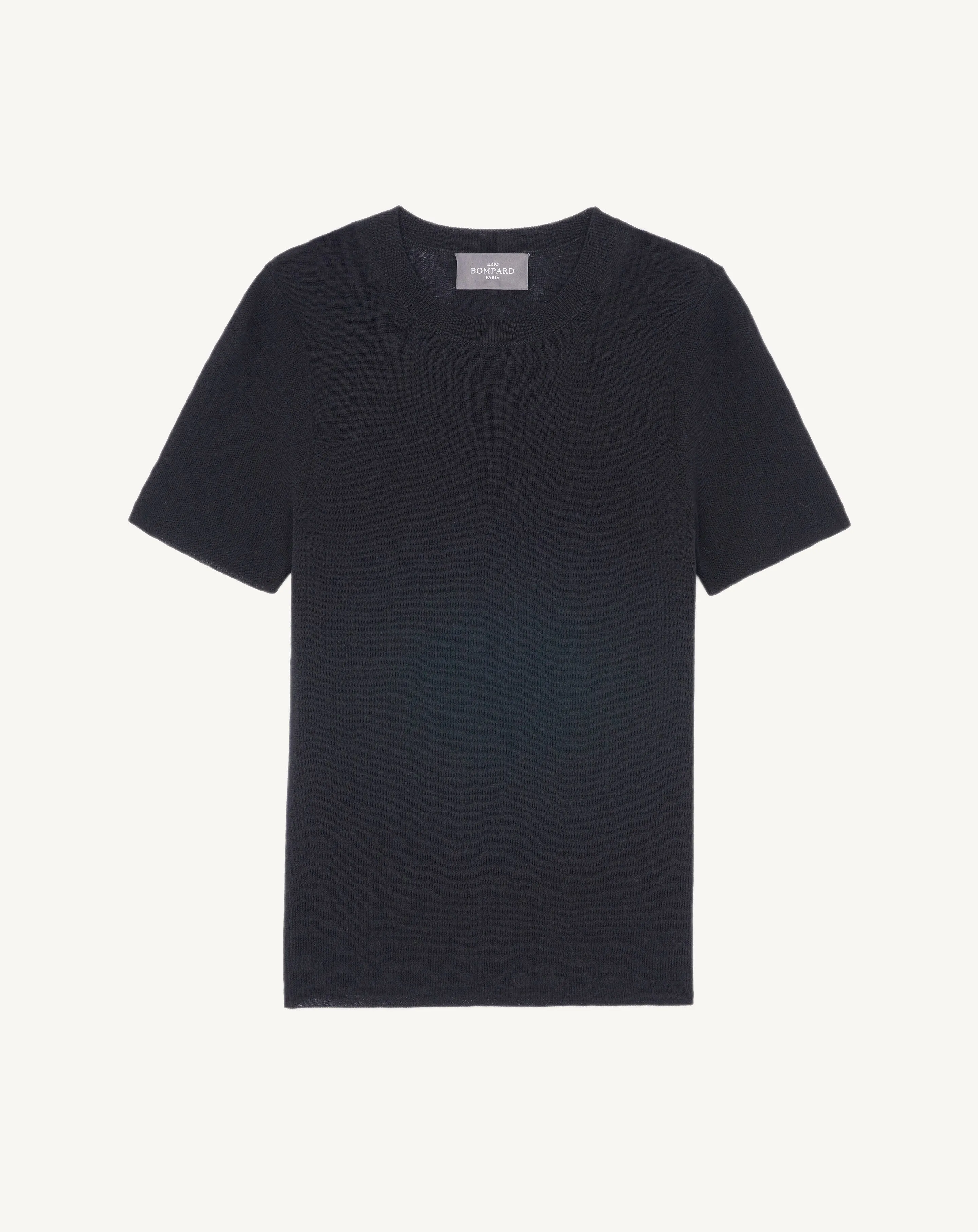 Plain knit T-shirt Eric Bompard
