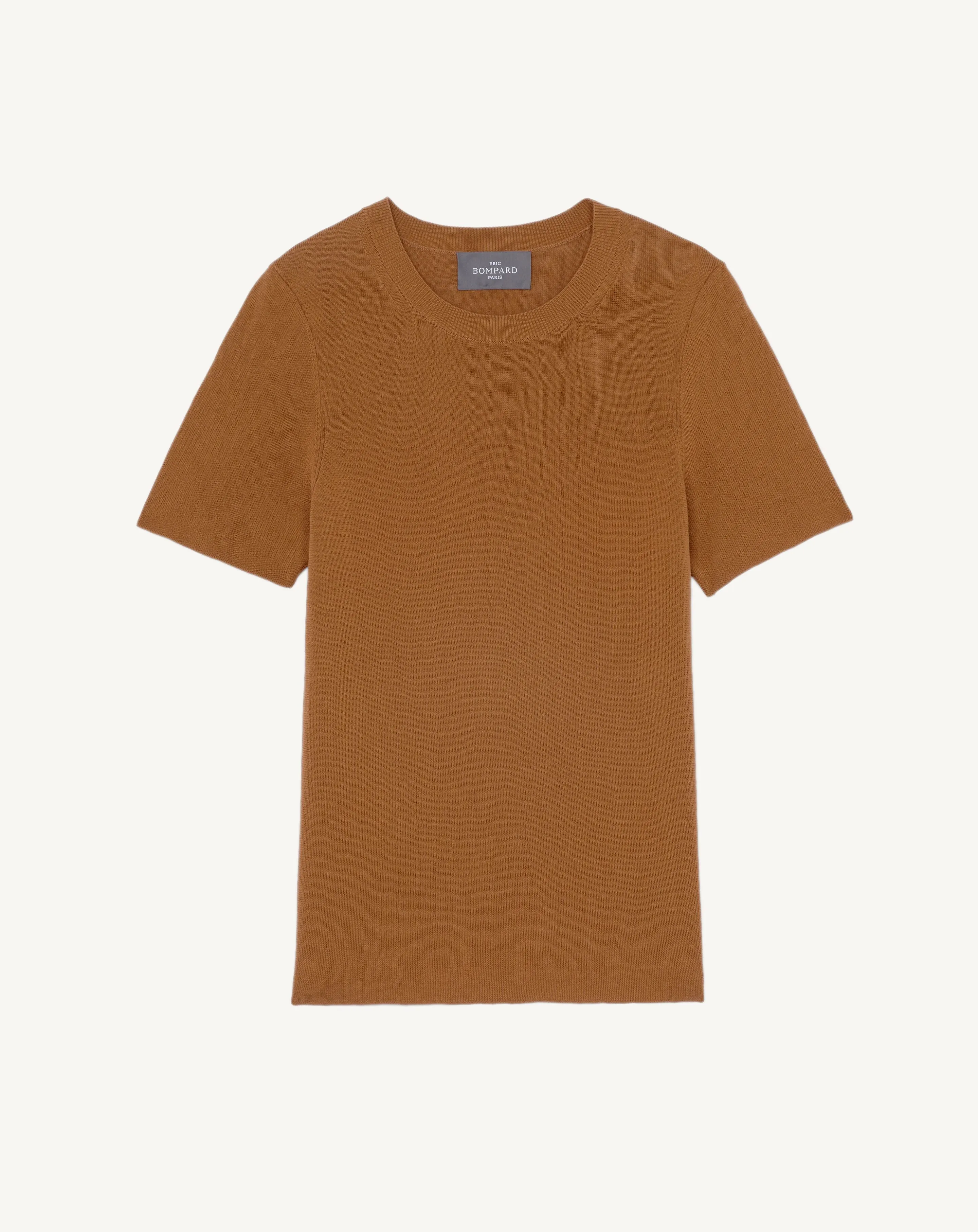 Plain knit T-shirt Eric Bompard