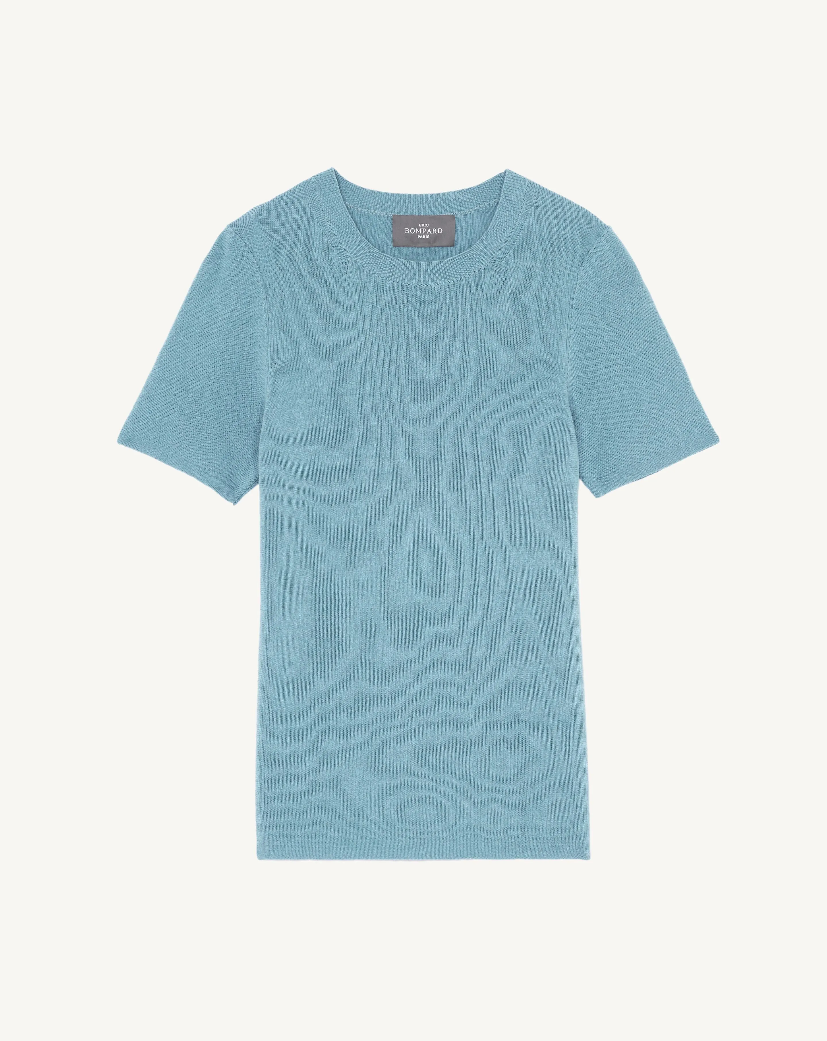 Plain knit T-shirt Eric Bompard
