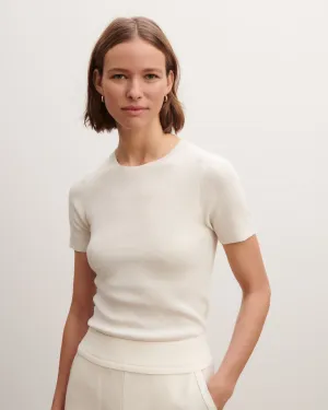 Plain knit T-shirt Eric Bompard