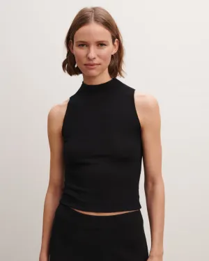 Plain knit vest top Eric Bompard