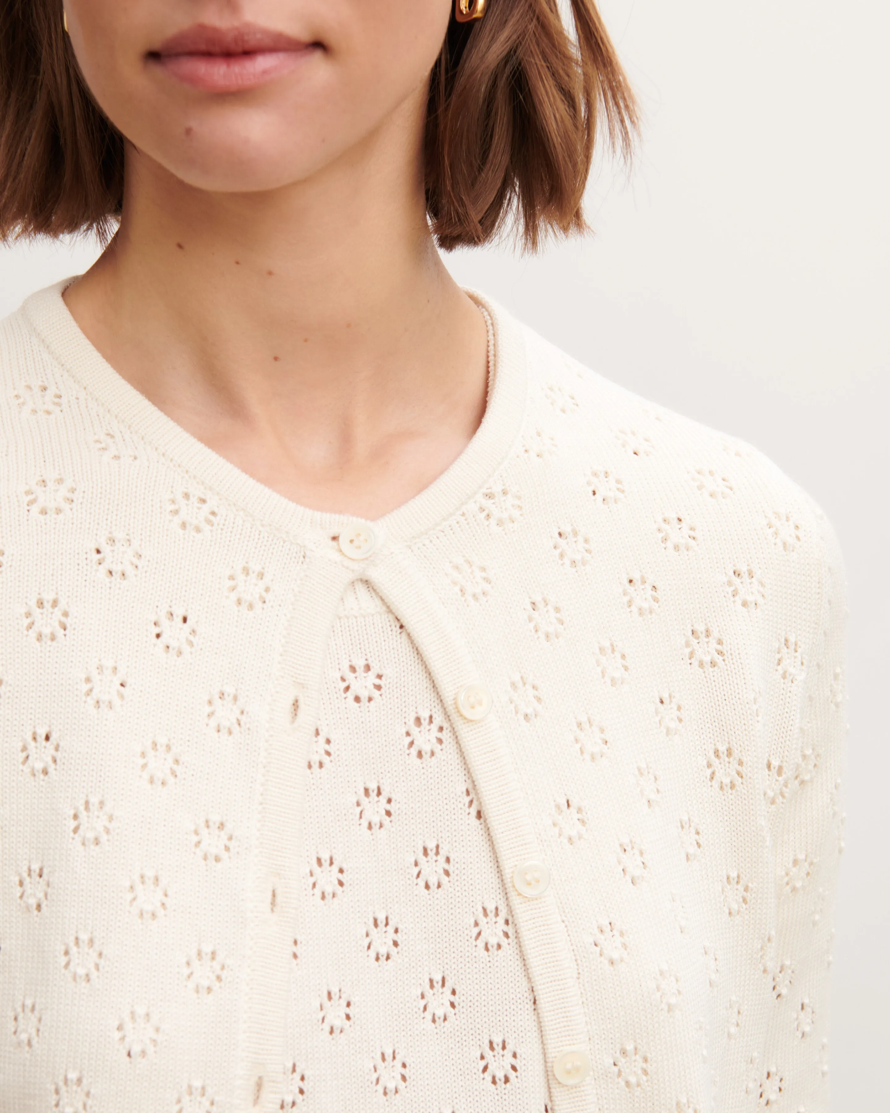 Pointelle cardigan Eric Bompard