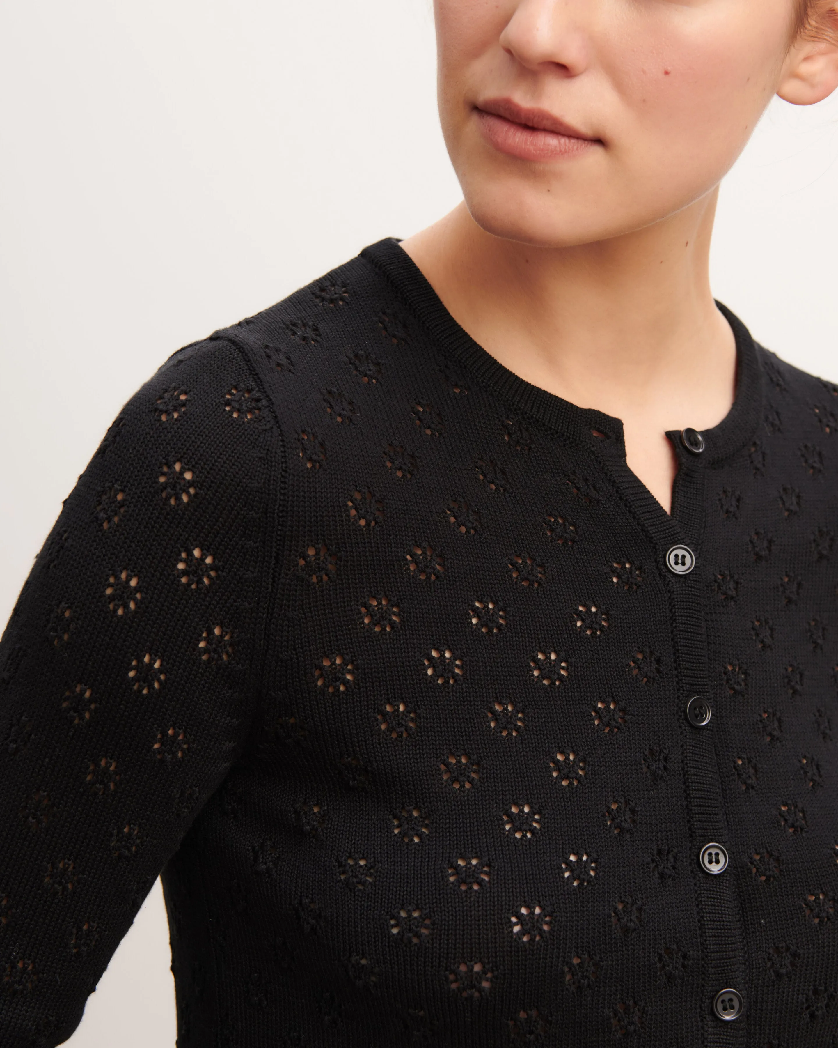 Pointelle cardigan Eric Bompard