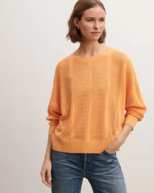Pointelle round neck top Eric Bompard