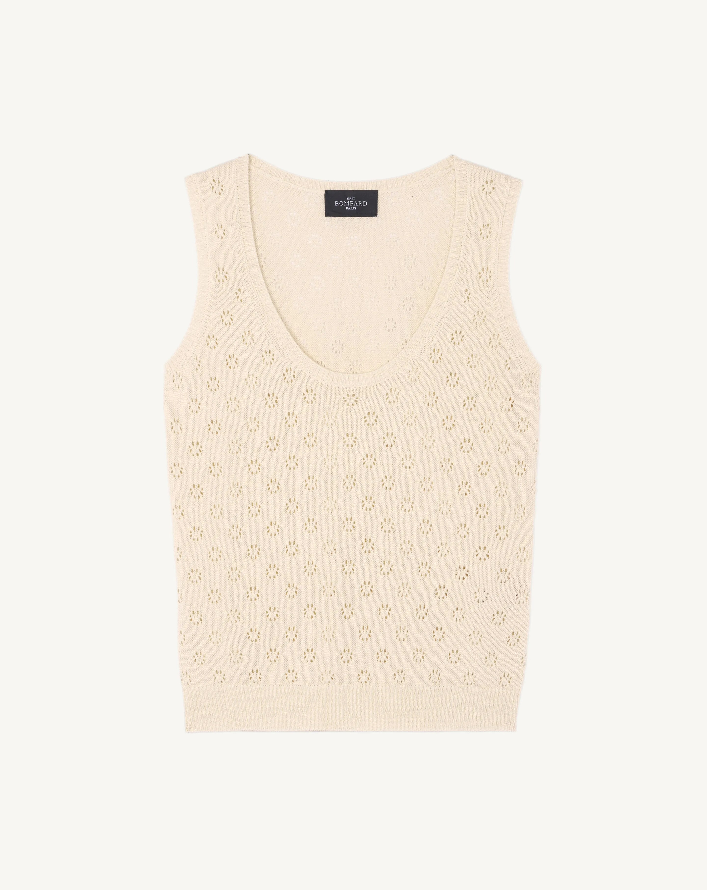 Pointelle tank top Eric Bompard