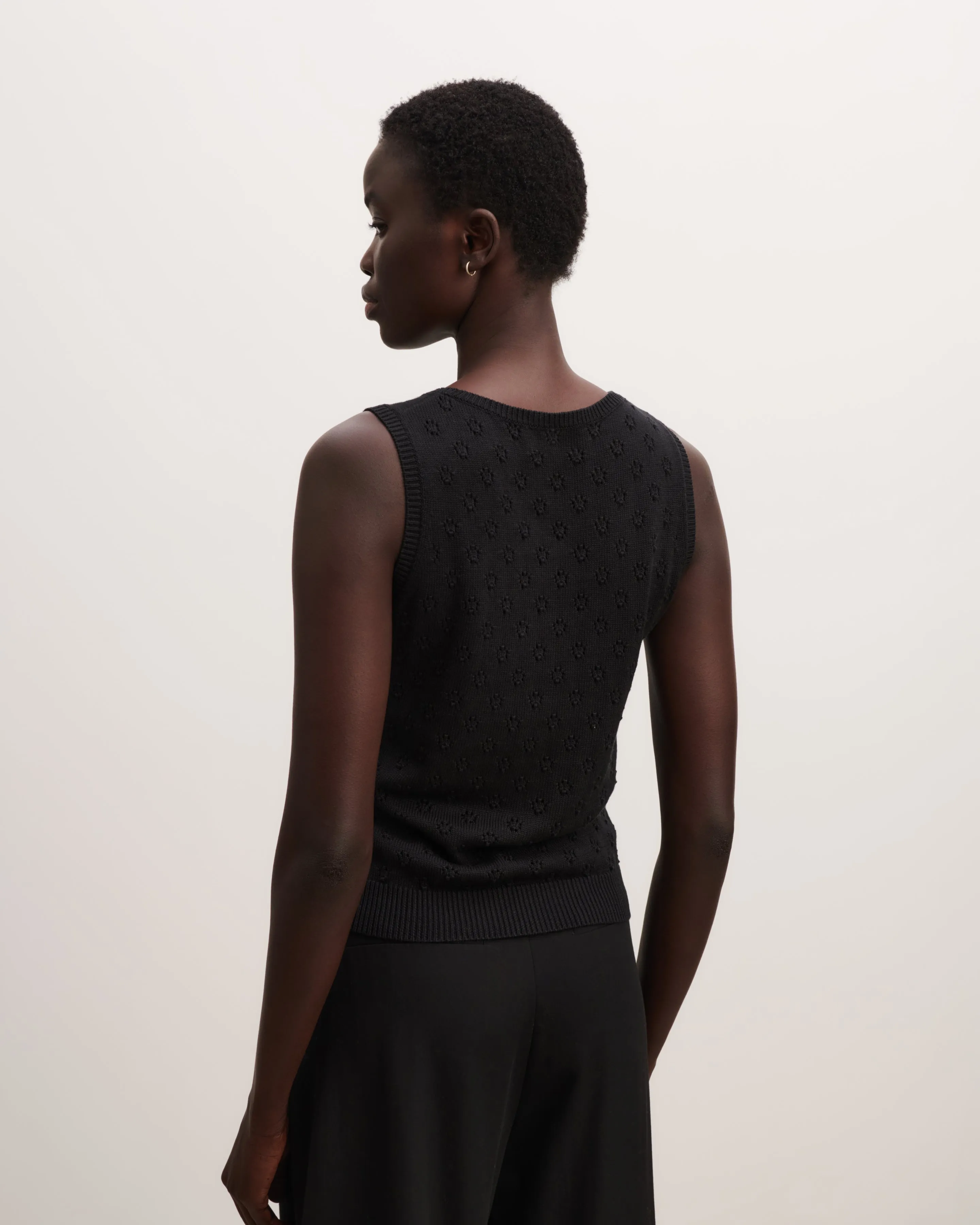 Pointelle tank top Eric Bompard